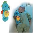Ocean Wonders Soothe and Glow Blue Seahorse Plush